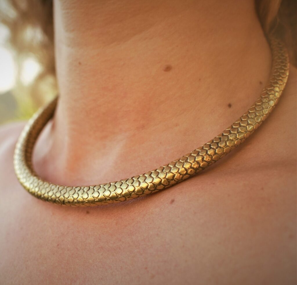 Snake Skin Choker