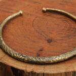 Ethnic Brass Choker Necklace