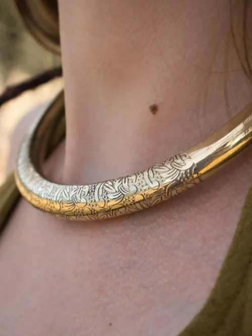 Engraved Choker Necklace