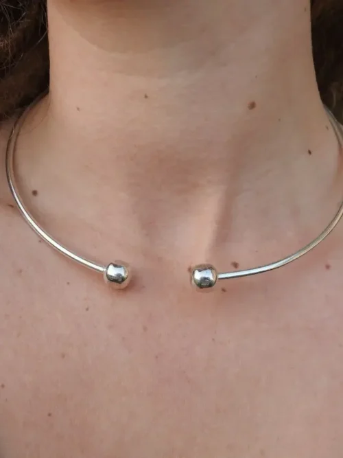 Silver Wire Necklace