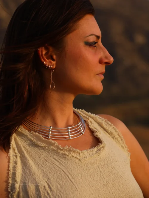 Multi Row African Choker