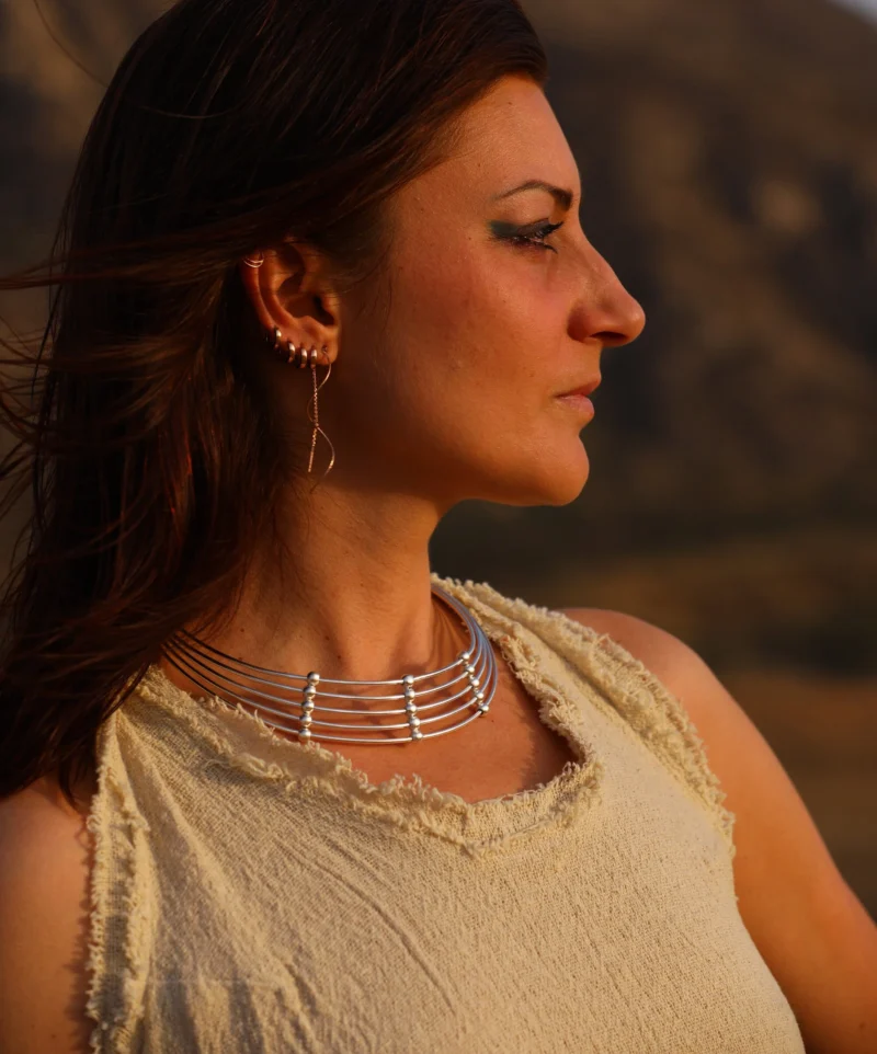 Multi Row African Choker