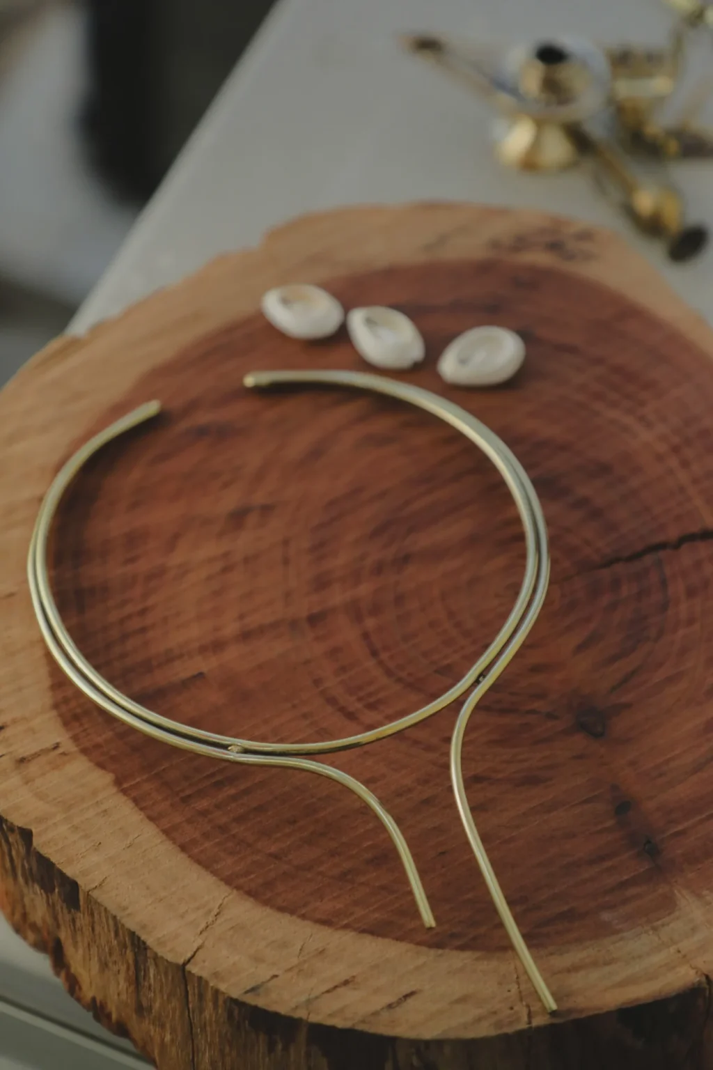 Handcarved Torque Necklace