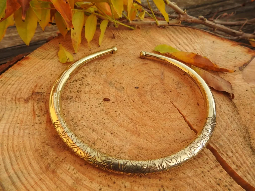 Engraved Choker Necklace