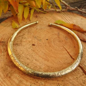 Engraved Choker Necklace