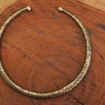 Ethnic Brass Choker Necklace