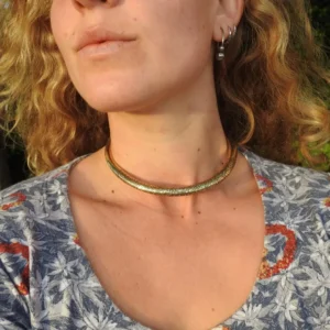 Engraved Choker Necklace