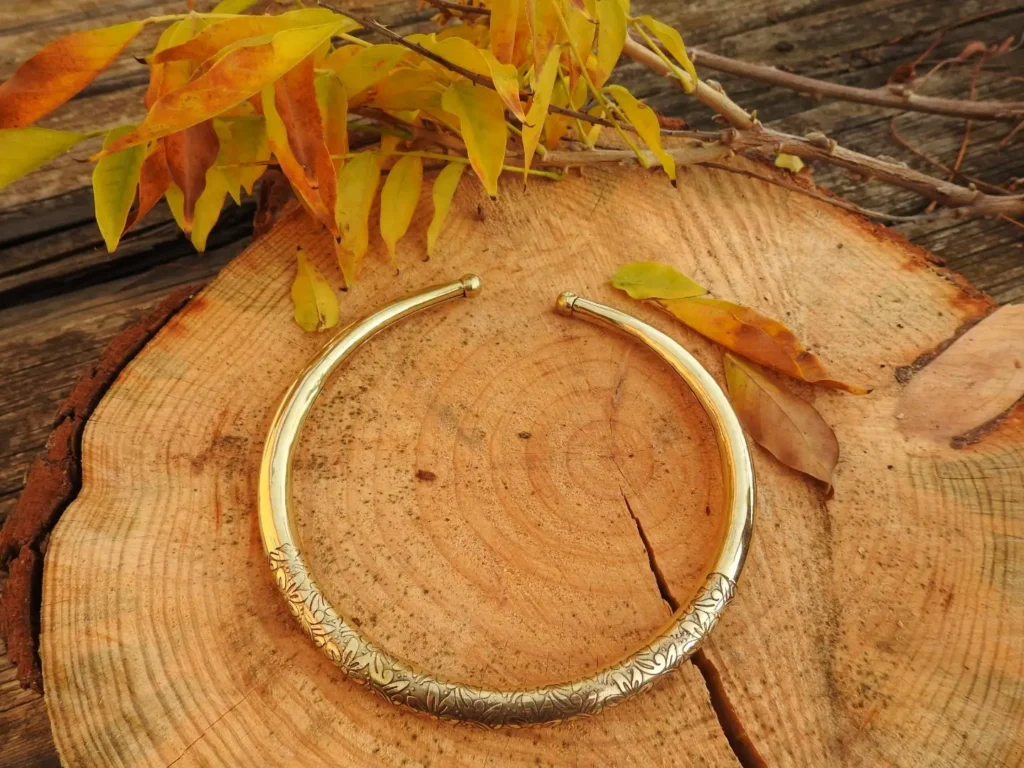 Engraved Choker Necklace