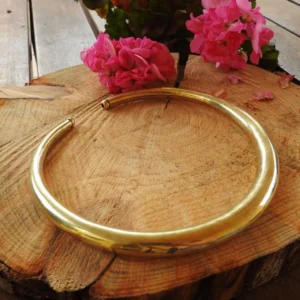 Collar gargantilla dorado