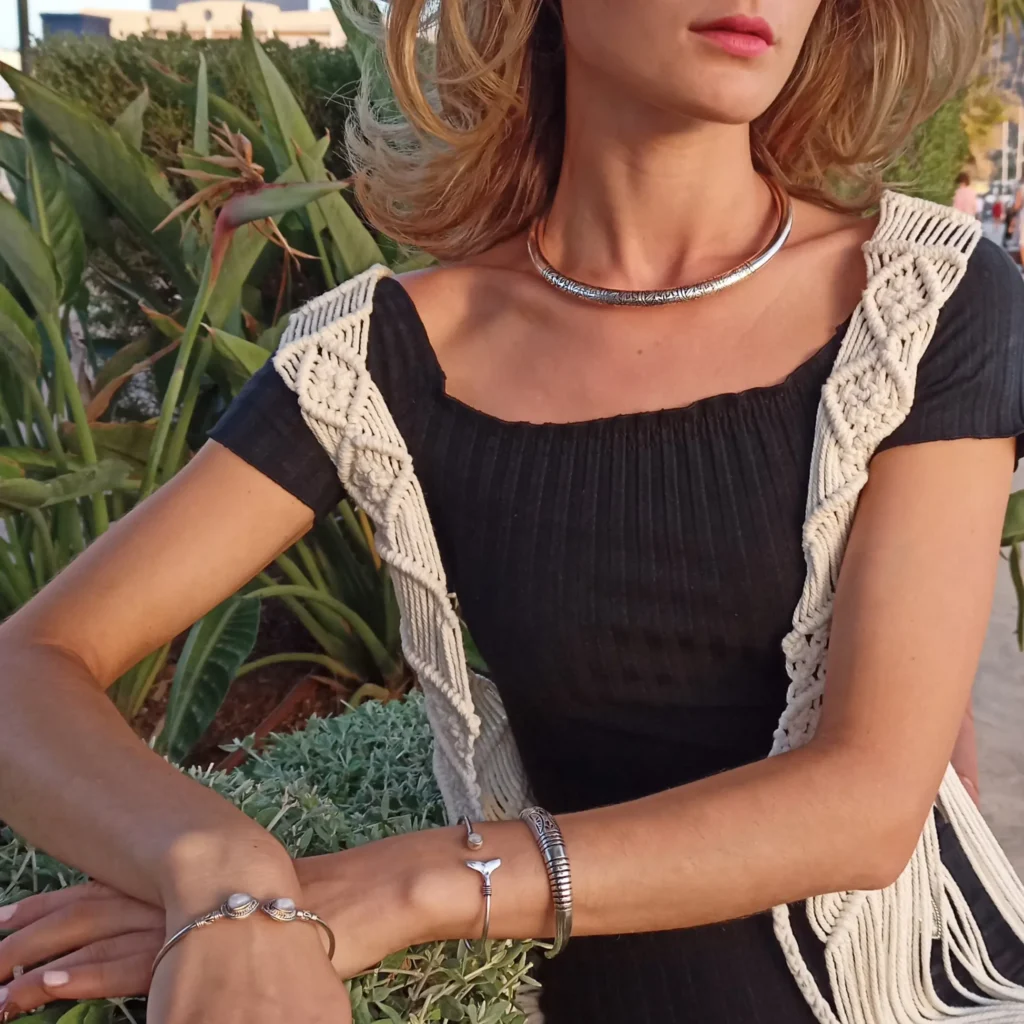 Engraved Choker Necklace