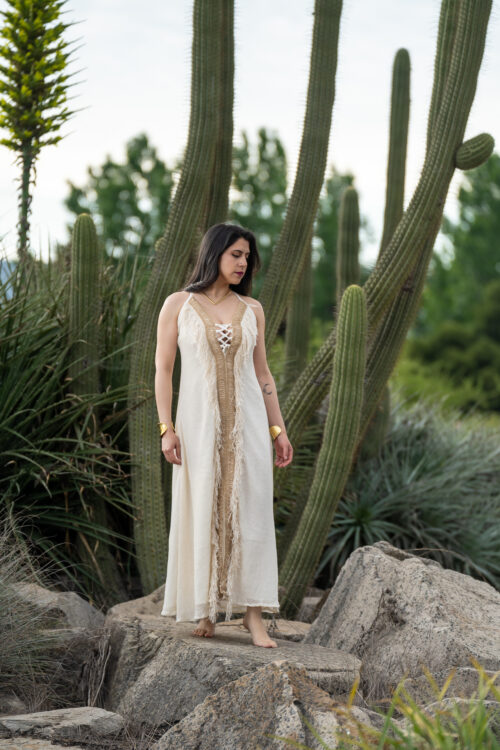 Vestido Patricia Fringe