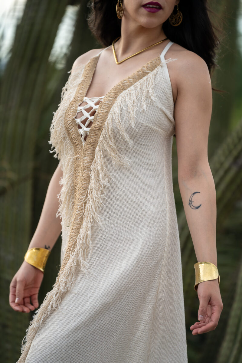 Patricia Abito con frange