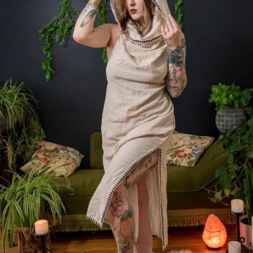 Faya Hood Dress