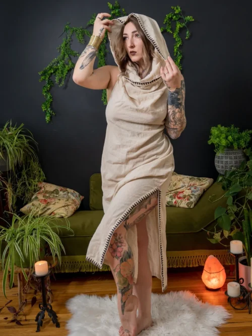 Faya Hood Dress