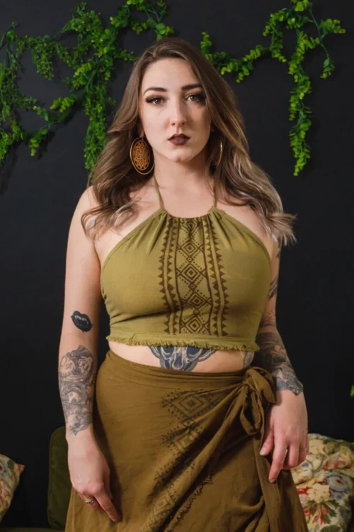 Top da spiaggia boho