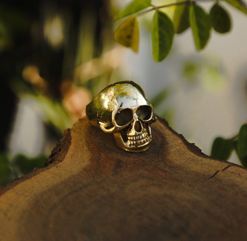 Vintage-Inspired Skull Ring