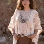 Ivory Threads Poncho