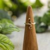 Anello a spirale serpente