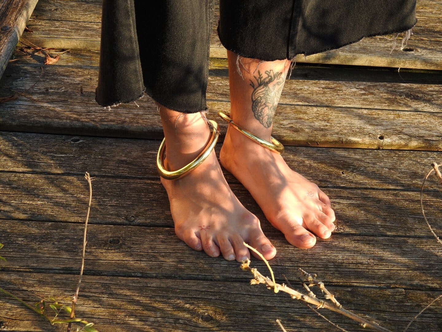 Bold and timeless tribal brass anklets, handcrafted to honor ancient traditions
