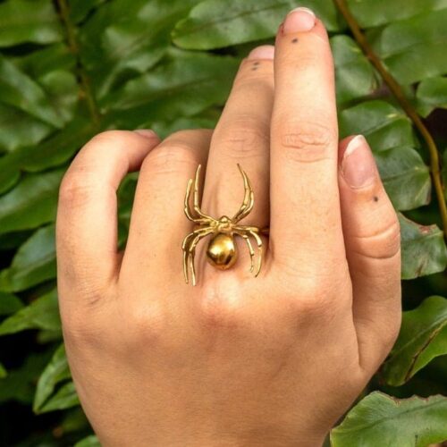 Boho Tarantula Spider Ring