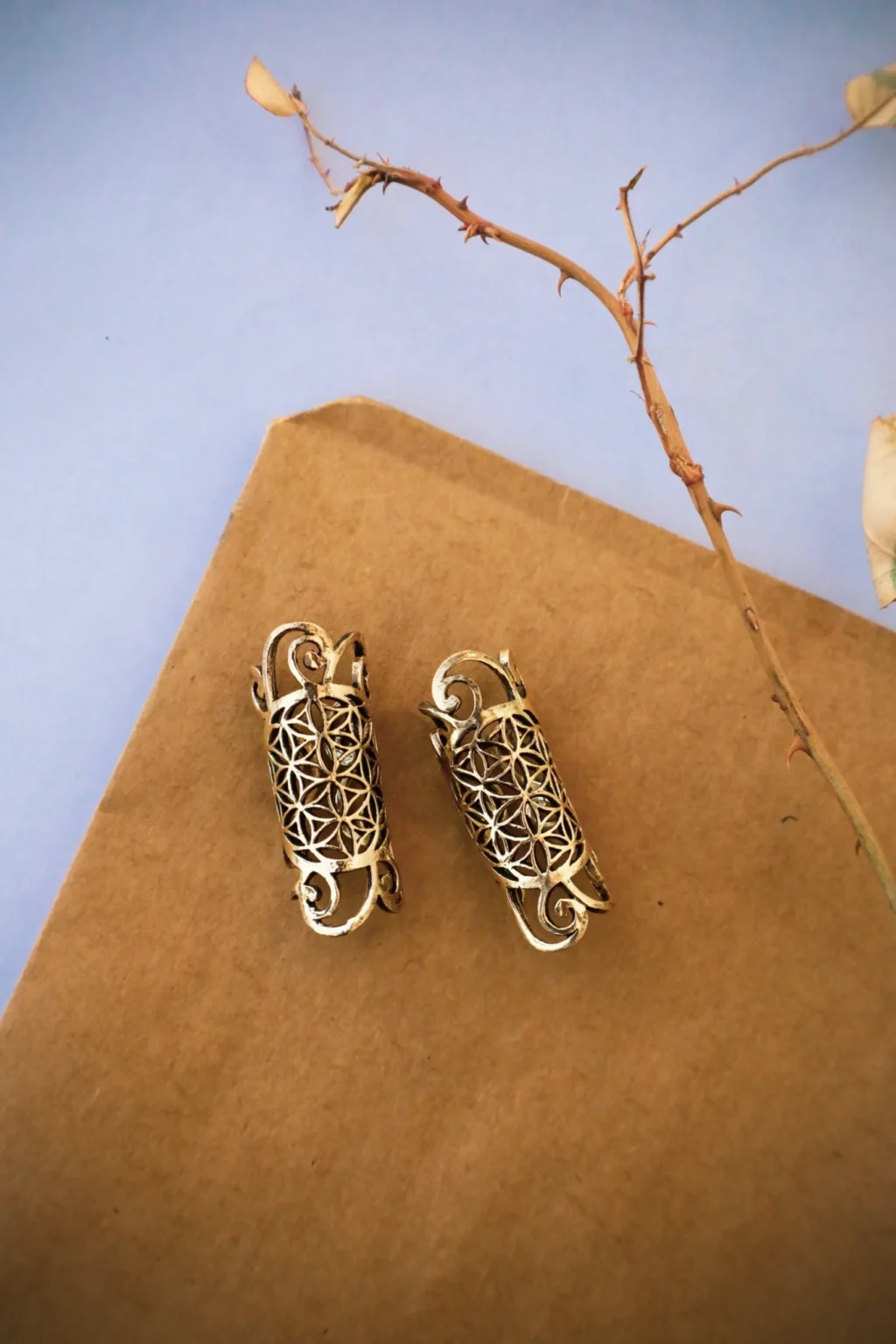 Dreadlock Cuff  Sacred Geometry