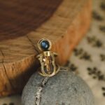 Golden Labradorite Quartz Ring