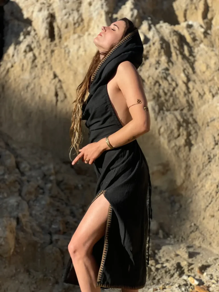 Robe à capuche Faya
