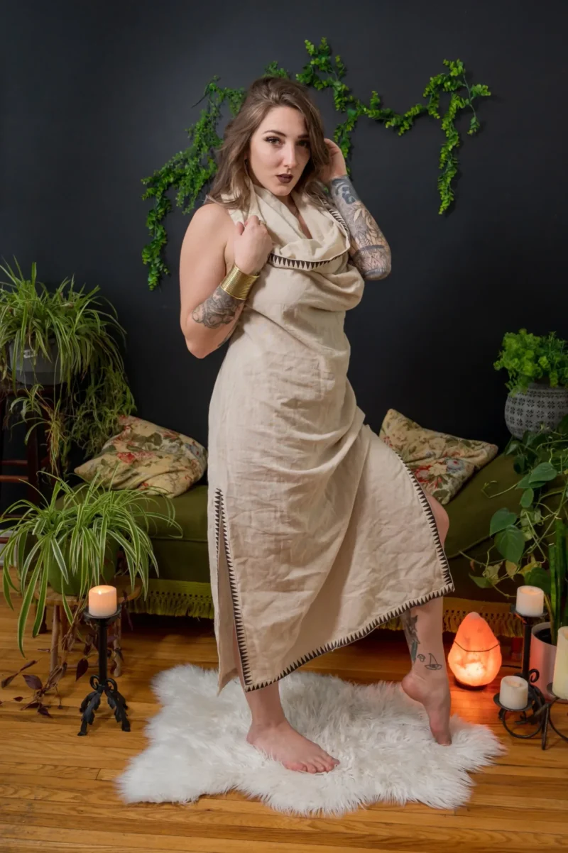 Robe à capuche Faya