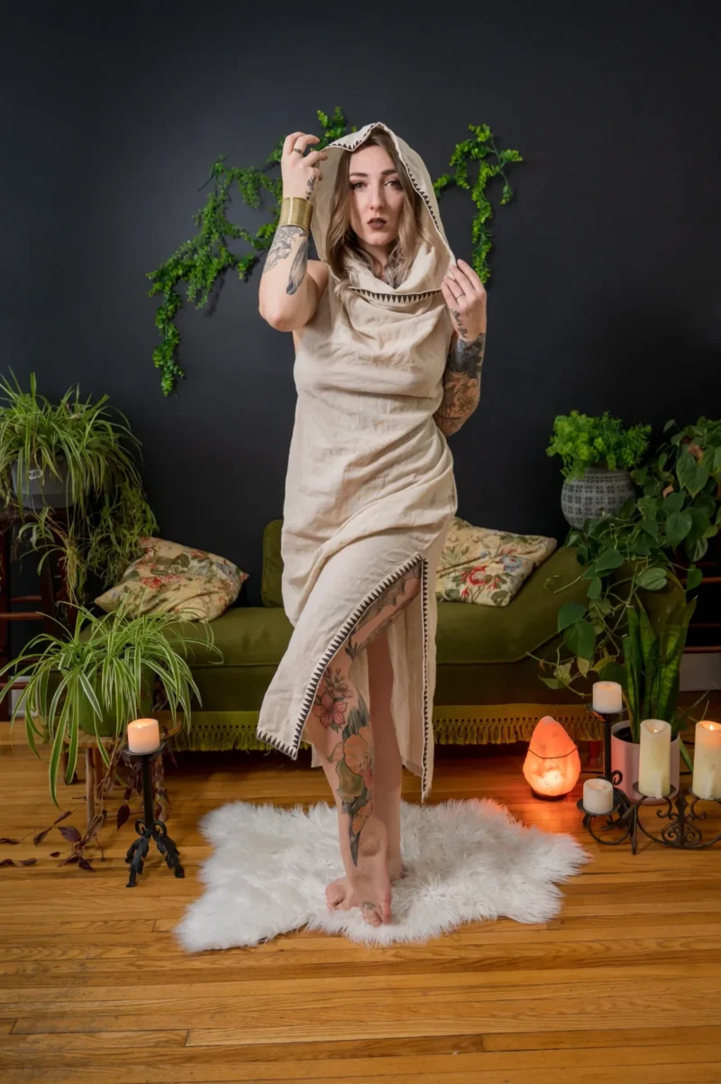 Robe à capuche Faya