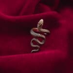 Bague ajustable Serpent