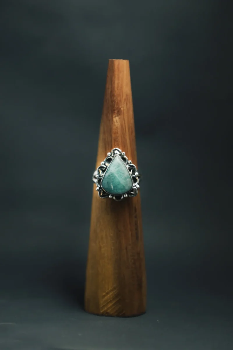 Amazonit Sterling Silber Ring