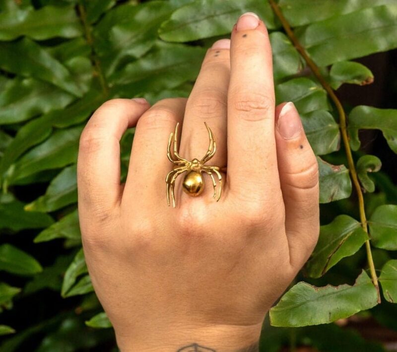 Anello Ragno Tarantola Boho