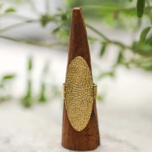 Anillo de escudo martillado