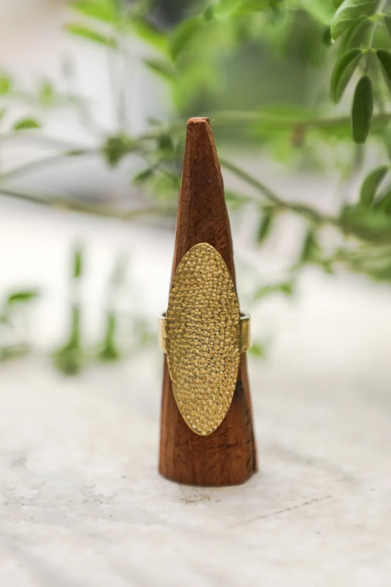 Anneau de bouclier martelé