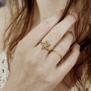 Sea-Inspired Star Fish Ring