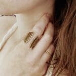 Boho Spiral Statement Ring