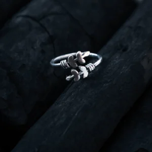 Boho Blatt Wickelring