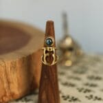 Golden Labradorite Quartz Ring