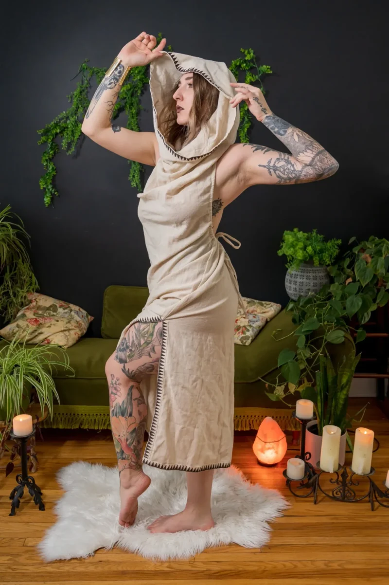 Robe à capuche Faya