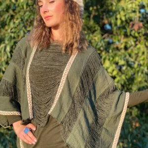 Poncho Hilos de Marfil