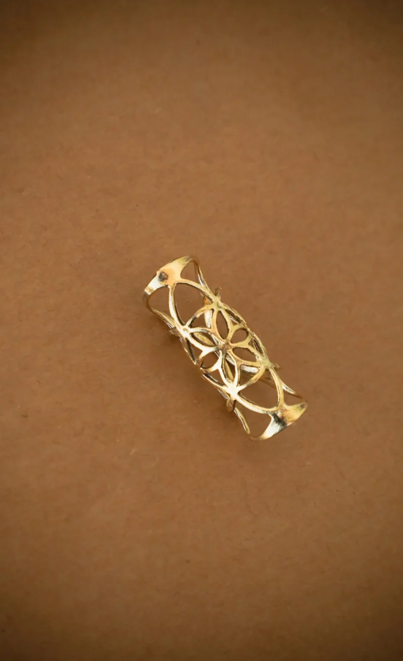 Abalorios florales de pavor