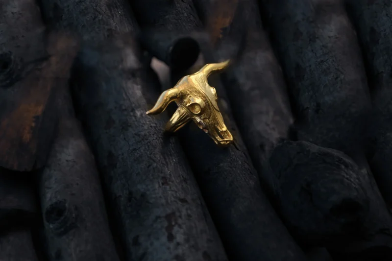 Cow Skull Ring