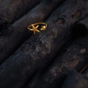 Twin StarFish Ocean Ring