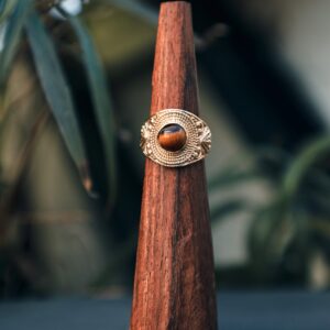 Boho Tiger Eye's Statement Ring