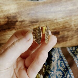 Boho Spiralförmiger Statement-Ring