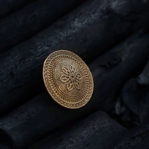 Anello Mandala in ottone antico