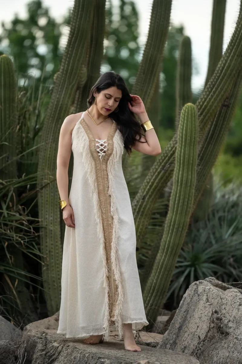 Patricia Abito con frange