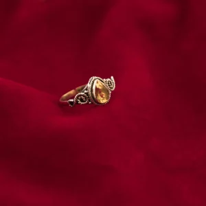 925 Sterling Silver - Citrine Ring