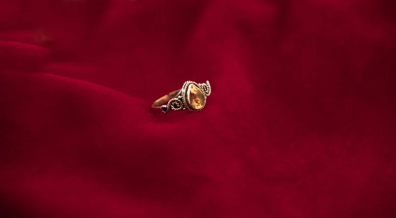 925 Sterling Silver - Citrine Ring
