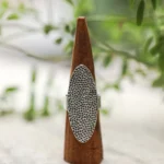 Hammered Shield Ring